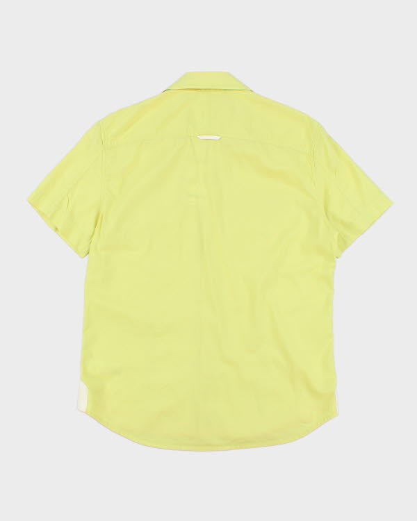 Vintage Y2k 00s Armani Exchange Yellow Shirt - M