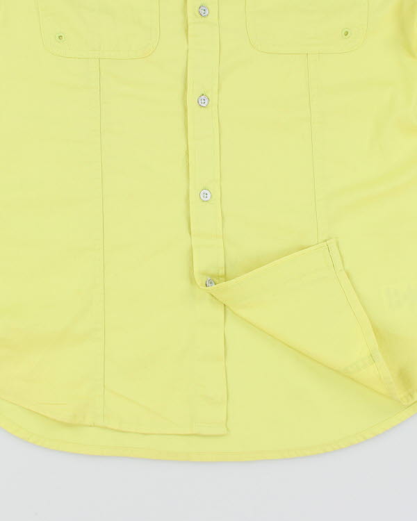 Vintage Y2k 00s Armani Exchange Yellow Shirt - M