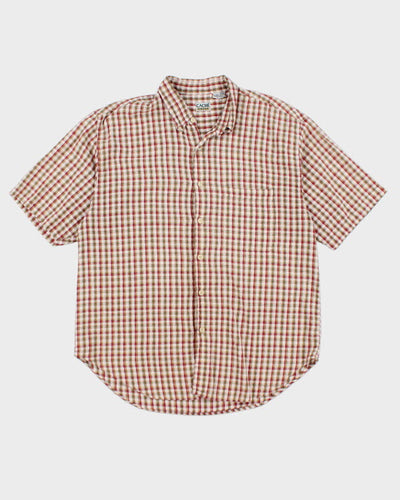 Vintage Cache Creek Check Seersucker Shirt - L
