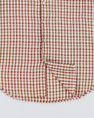 Vintage Cache Creek Check Seersucker Shirt - L
