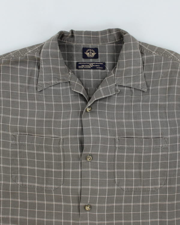 Dockers Grey Check Shirt - M
