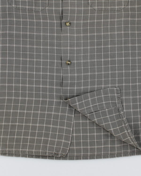 Dockers Grey Check Shirt - M