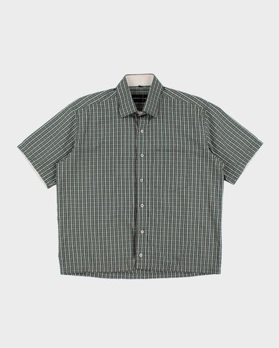 Bogart Club Green Check Shirt - XL