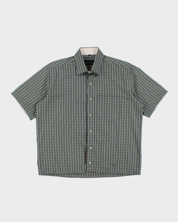 Bogart Club Green Check Shirt - XL