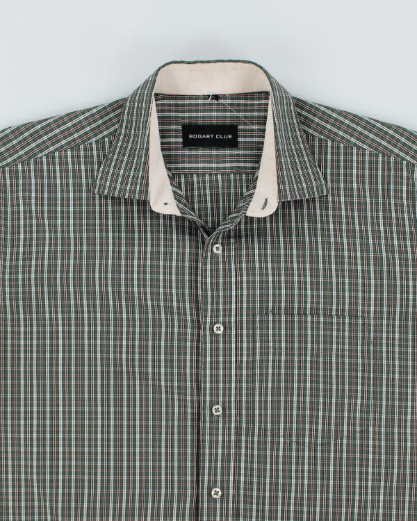 Bogart Club Green Check Shirt - XL