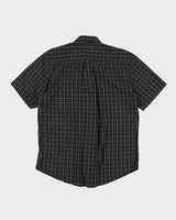 Arrow Black Check Shirt - M