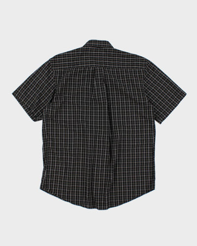 Arrow Black Check Shirt - M
