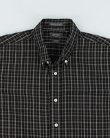 Arrow Black Check Shirt - M