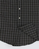 Arrow Black Check Shirt - M