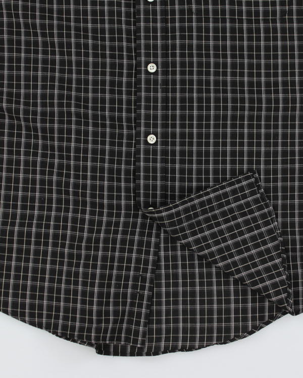 Arrow Black Check Shirt - M