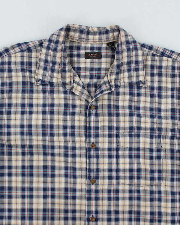 Arrow Blue Check Shirt - L