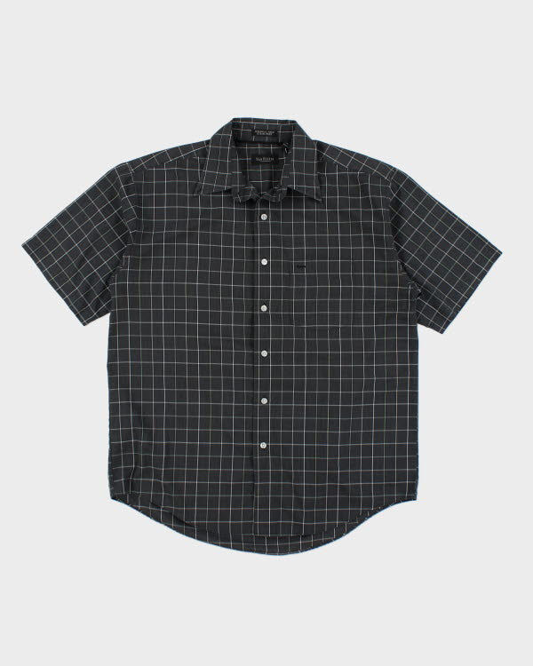 Van Heusen Black Check Shirt - M