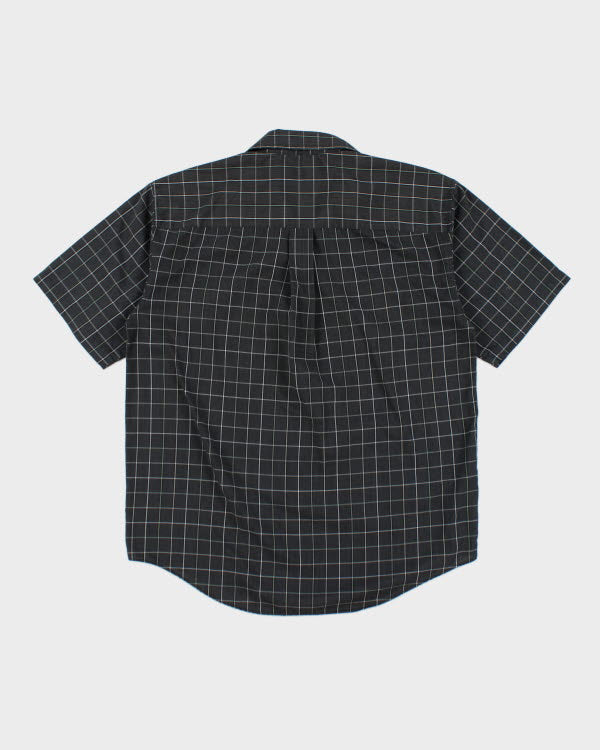 Van Heusen Black Check Shirt - M