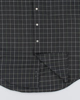 Van Heusen Black Check Shirt - M