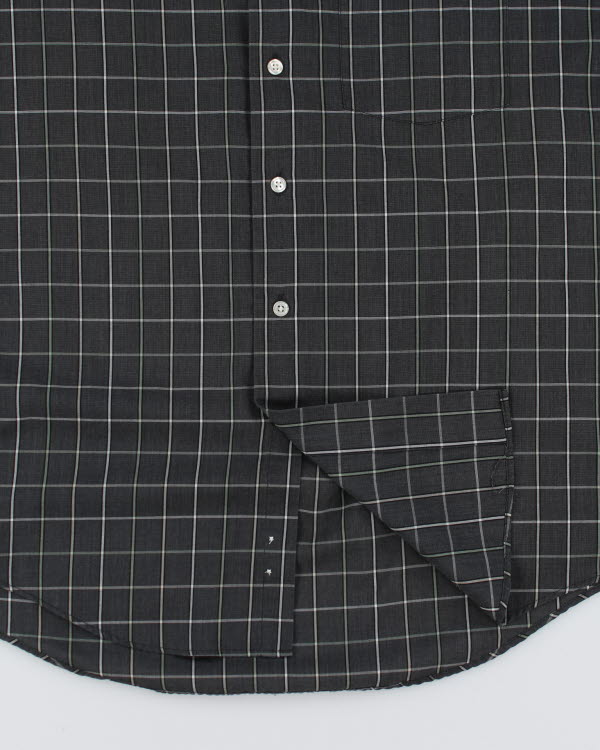 Van Heusen Black Check Shirt - M