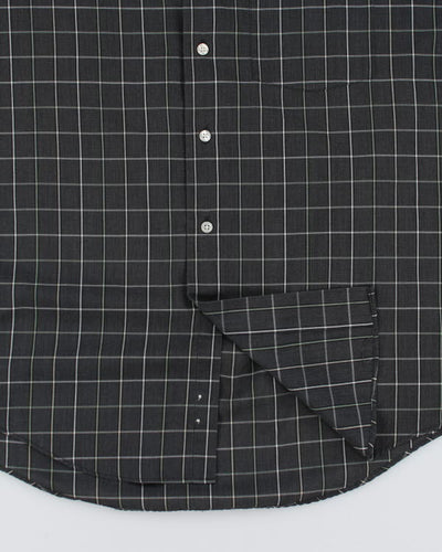Van Heusen Black Check Shirt - M