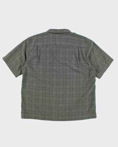 Haggar Green Check Boxy Shirt - XL