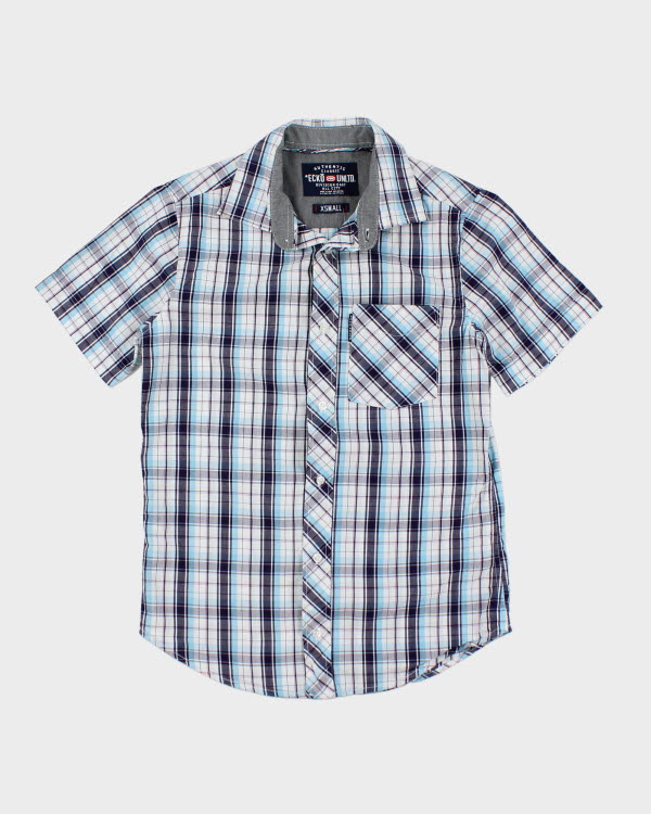 Y2k 00s Ecko Check Shirt - XS