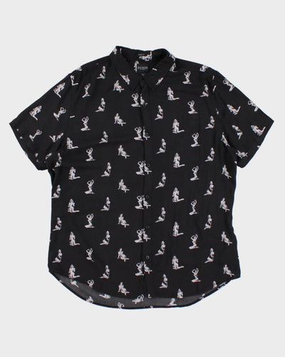 Guess All Over Print Short Sleeve Shirt  - XL