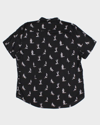 Guess All Over Print Short Sleeve Shirt  - XL