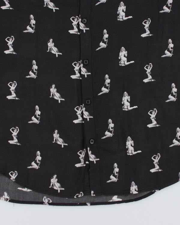 Guess All Over Print Short Sleeve Shirt  - XL