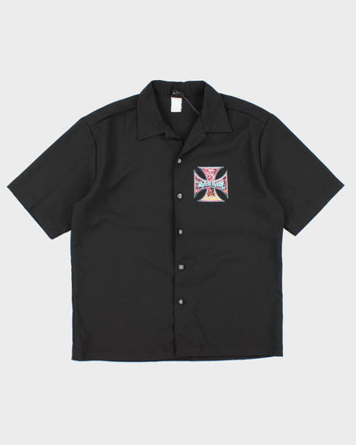 Y2k 00s Third Rail Biker Graphic Shirt - XL