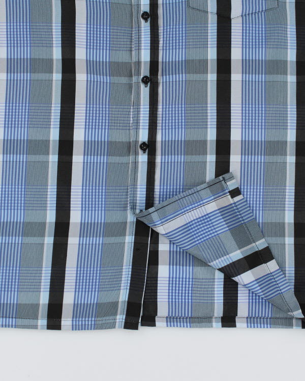 Roadsters Originals Blue Check Shirt - XL