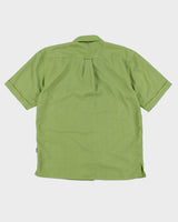 Y2k 00s Retreat Green Check Shirt - M