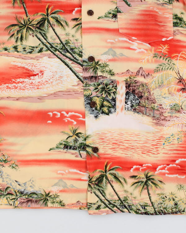 RJC Orange Hawaiian Shirt - S
