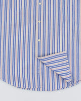 Vintage 2000s Chaps Stripy Short Sleeve Shirt - M