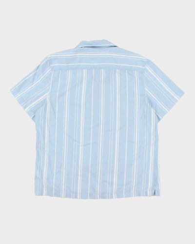 Vintage Men's Calvin Klein Striped Short Sleeve Shirt - L