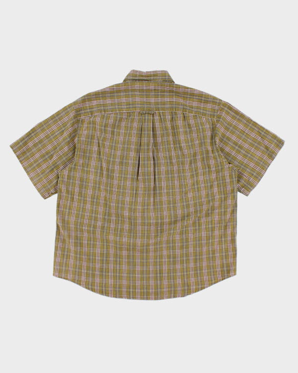 Vintage Columbia Striped Short Sleeve Shirt - S