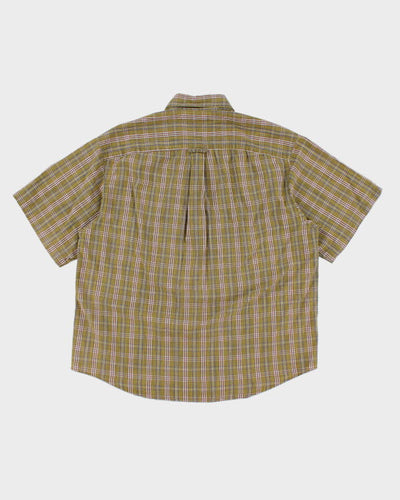 Vintage Columbia Striped Short Sleeve Shirt - S