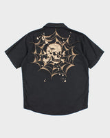 Vintage Y2K Western Style Short Sleeve Shirt - L