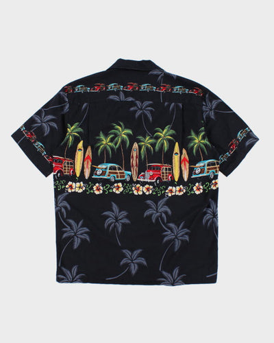 Vintage 90's Printed Hawaiian Short Sleeve Shirt - L