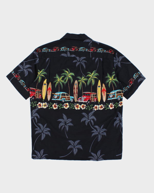 Vintage 90's Printed Hawaiian Short Sleeve Shirt - L