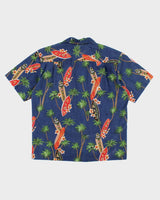 Vintage All Over Print Hawaiian Shirt - M