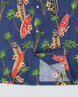 Vintage All Over Print Hawaiian Shirt - M