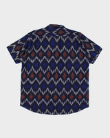 Vintage 80's Patterned Short Sleeve Shirt - XL