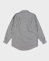 Vintage Calvin Klein Striped Long Sleeve Shirt - L