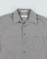 Vintage Calvin Klein Striped Long Sleeve Shirt - L