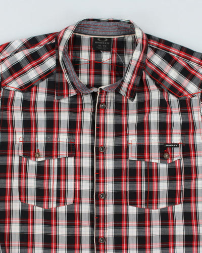 Y2k 00s Oakley Check Shirt - XL