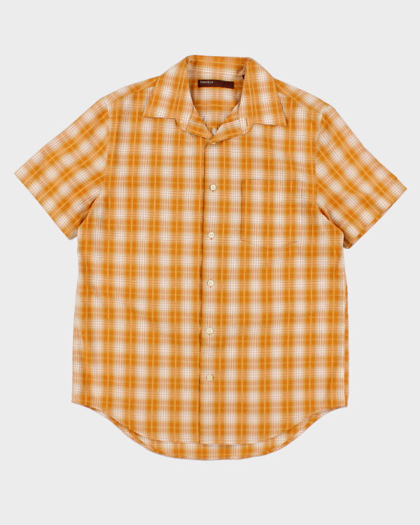 Y2k 00s Perry Ellis Check Shirt - M
