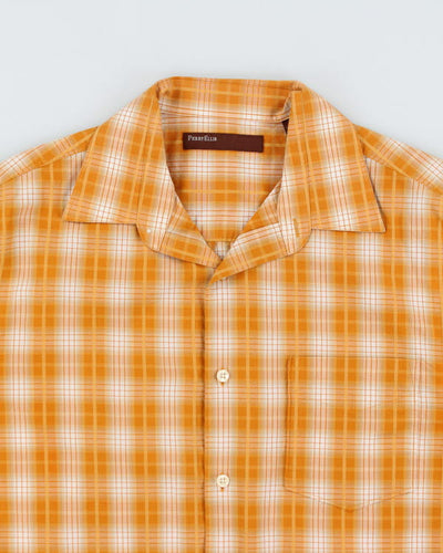 Y2k 00s Perry Ellis Check Shirt - M