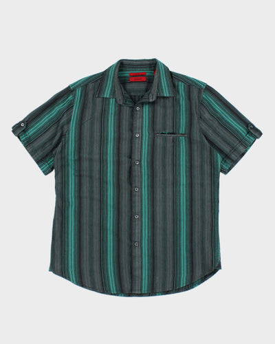 Vintage Y2k 00s Alfani Stripe Short - L