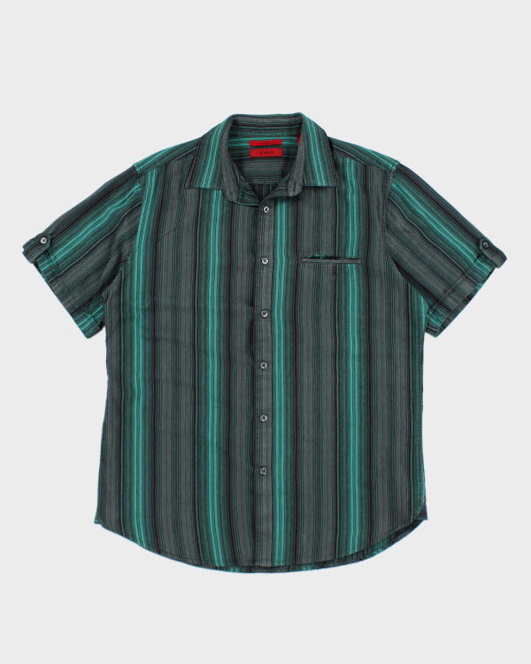 Vintage Y2k 00s Alfani Stripe Short - L