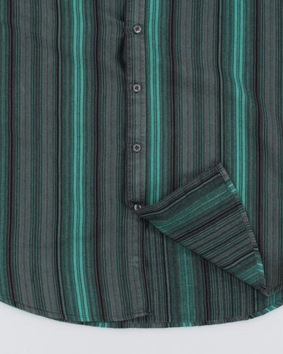 Vintage Y2k 00s Alfani Stripe Short - L