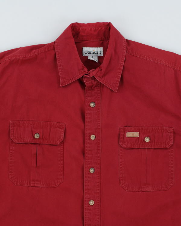 Vintage 00s Carhartt Red Shirt - L