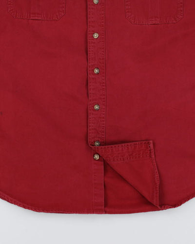 Vintage 00s Carhartt Red Shirt - L