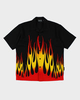 Y2k 00s Dragonfly Flames Shirt - M